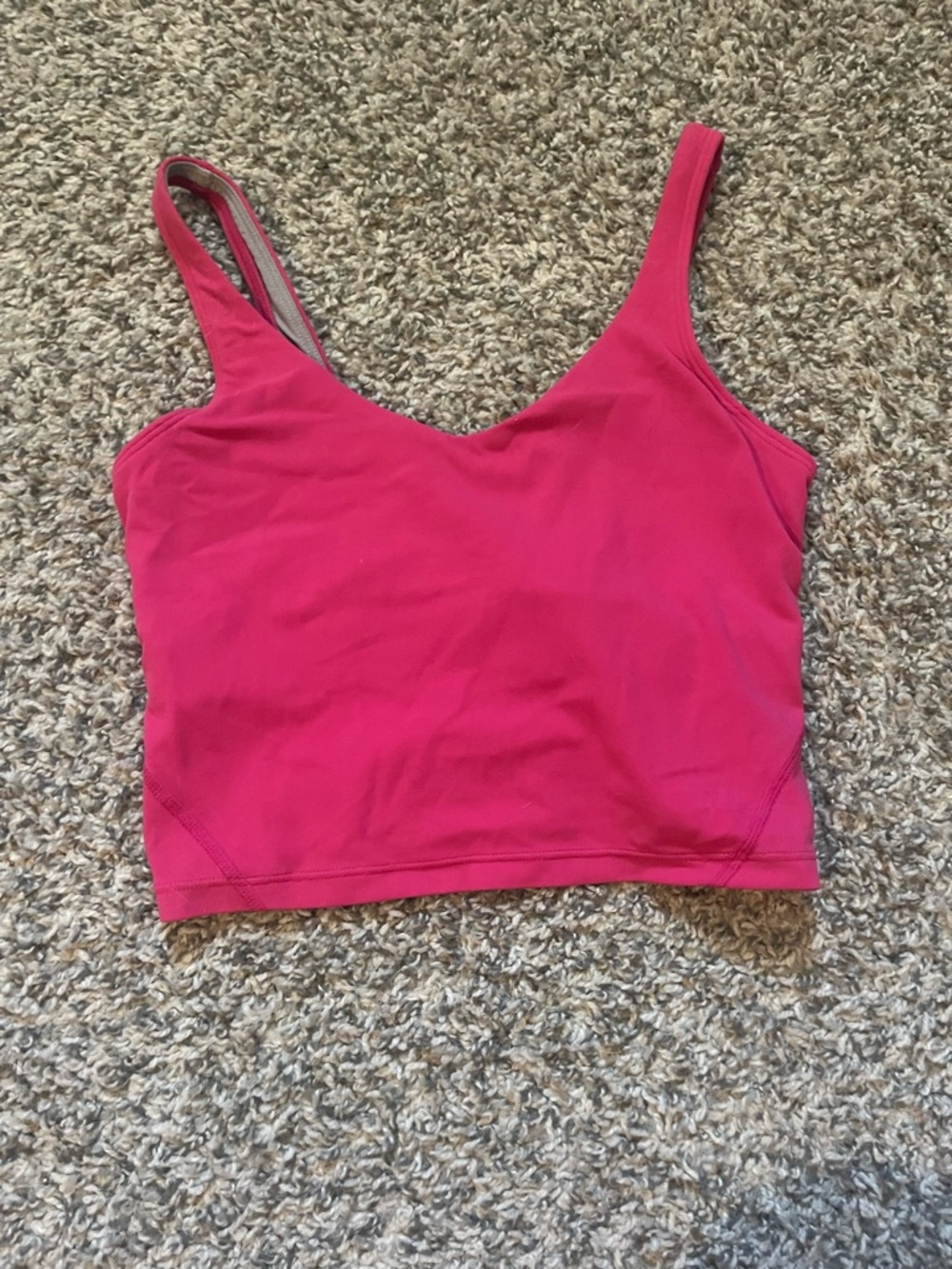 Pink Gilly Hicks Tank Top with Built in Bra